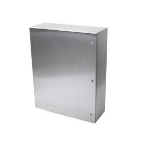 Gabinete de Acero Inoxidable IP66 Uso en Intemperie (800 x 1000 x 300 mm) con Placa Interna Galvanizada.