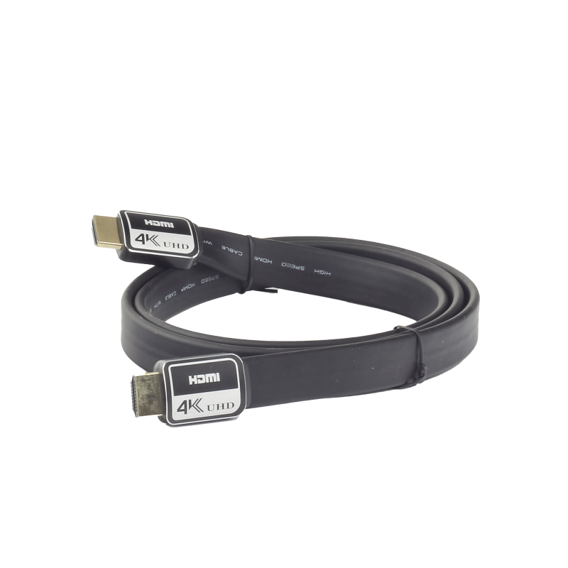 Cable HDMI versión 2.0 plano de 1M (3.2 ft) optimizado para resolución 4K ULTRA HD