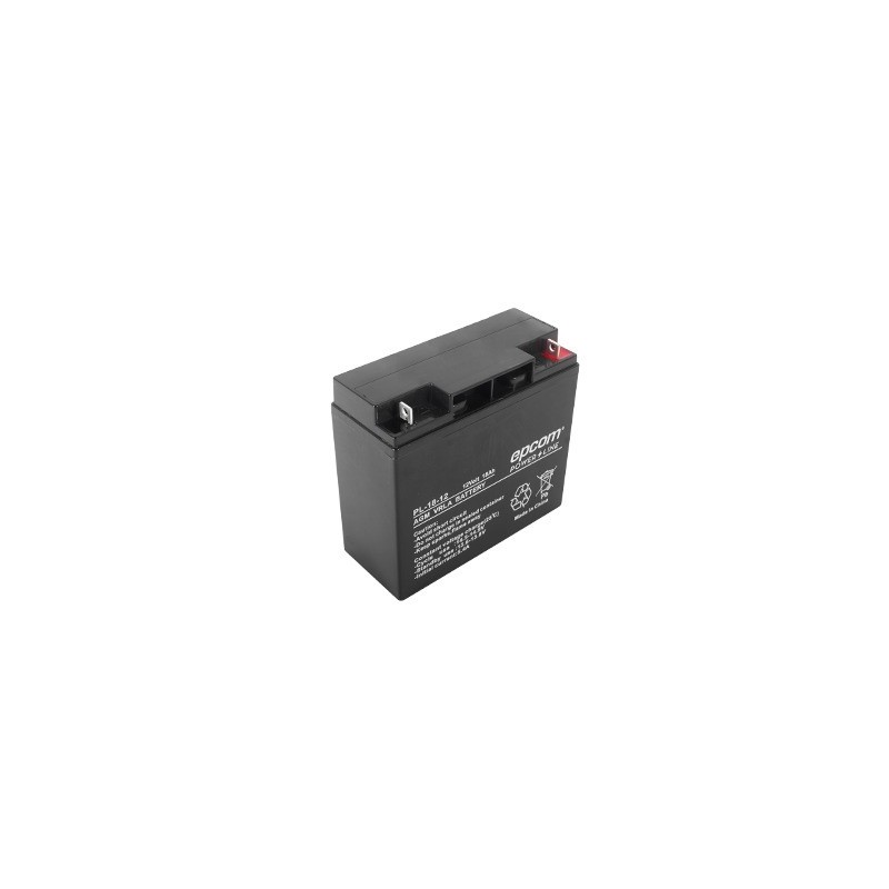 Batería de Respaldo para equipo electrónico / UL / 12V @ 18 Ah / Tecnología AGM-VRLA / Uso en: Alarmas de intrusión / Incendio