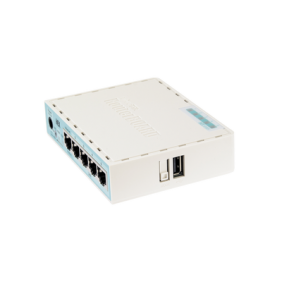 (hEX) RouterBoard, 5 Puertos Gigabit Ethernet, 1 Puerto USB y versión 3