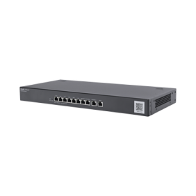 Router administrable , 6 puertos LAN  y 3 puertos LAN/WAN gigabit y 1 Puerto WAN gigabit, hasta 300 clientes con desempeño de
