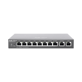 Router Balanceador con Función SD-WAN, 6 puertos LAN  y 2 puertos LAN/WAN POE+ af/at gigabit hasta 110w, 1 puertos LAN/WAN gigabit y 1 Puerto WAN gigabit, hasta 350 clientes con desempeño de 1.5 Gbps asimétricos