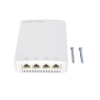 Punto de acceso Wi-Fi 5 ideal para áreas que requieren múltiples puertos de red, 1 puerto PoE Out, hasta 1.7 Gbps doble banda 802.11ac MU-MIMO 2x2