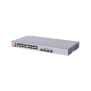 Switch Administrable Capa 3 con 24 puertos Gigabit + 4 SFP+ para fibra 10Gb, gestión gratuita desde la nube.