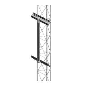 Mástil Robusto de 1 metro para Instalación en torre de tramo STZ30G, STZ35G y STZ45G (Galvanizado por Inmersión en Caliente).