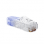 Plug RJ45 Cat6, Para Cable UTP de Calibre 23-24 AWG, Chapado en Oro de 50 micras, Paquete de 100 piezas