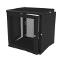 Gabinete de Pared Fijo, Puerta Perforada, Rack 19in,  de 12 Unidades de Rack