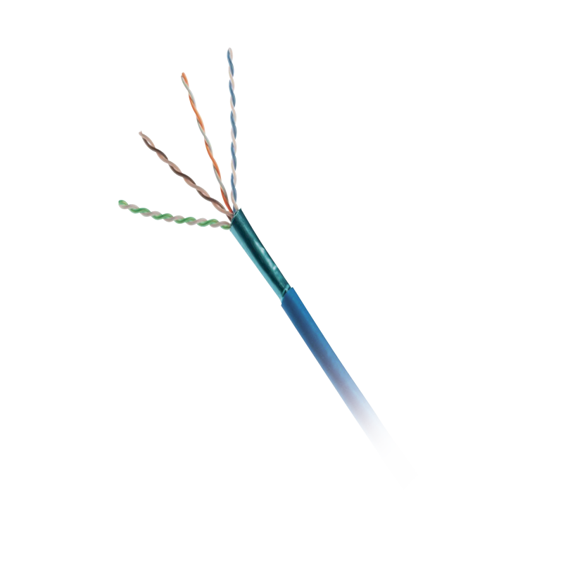 Bobina de Cable UTP de 4 Pares, Vari-MaTriX, Cat6A, 23 AWG, CMP (Plenum), Color Azul,