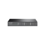 Switch no administrable de 24 puertos 10/100 Mbps para escritorio/rack