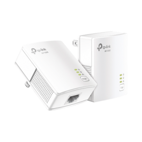 Kit Adaptador Powerline Gigabit Ethernet, tecnologia HomePlug AV2, 1000Mbps, Plug and Play, hasta 300 M dentro de casa, 1 Puerto 10/100/1000 Mbps y tamaño ultra compacto