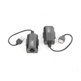 Kit extensor USB por cable UTP Cat 5 / 5e / 6 para Distancias de Hasta 50 Metros / Versión