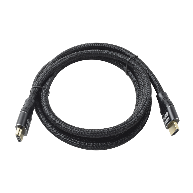 Cable HDMI Ultra-Resistente Redondo de 1.8m ( 5.9 ft ) Optimizado para Resolución 4K ULTRA