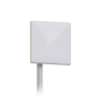 Antena Tipo Panel 2400 MHz, Apertura H/V (18º), Ganancia 20 dBi, Dimensiones 30 x 30 4.5 cm, Conector N- Hembra, Para exterior 