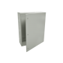 Gabinete de Acero IP66 Uso en Intemperie (800 x 1000 x 300 mm) con Placa Trasera Interior Metálica y Compuerta Inferior