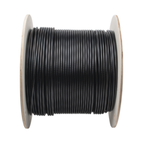 Bobina de Cable UTP de 4 Pares, PanNet, Para Exterior con Gel, Cat6 (23 AWG), Industrial para Climas Extremos, Color Negro, 305