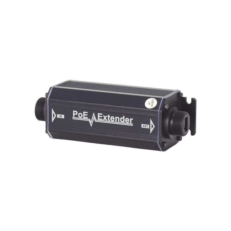 Extensor PoE / 100 Metros / Intemperie (IP66) /  60 Watts / 1 Puerto de Entrada  / 1 Puerto de Salida PoE / No requiere alimentación.