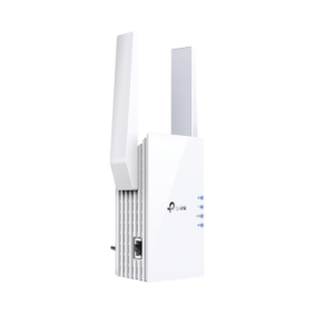 Repetidor / Extensor de Cobertura WiFi AX 1500 Mbps, doble banda 2.4 GHz y 5 GHz, con 1 puerto 10/100/1000 Mbps