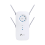 Repetidor / Extensor de Cobertura WiFi AC, 2600 Mbps, doble banda 2.4 GHz y 5 GHz, con 1 puerto 10/100/1000 Mbps, 4 antenas externas