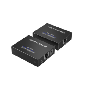 Kit EXTENSOR USB 2.0 de 4 Puertos para Distancias de Hasta  150 m / Soporta USB 2.0, USB 1.1 y USB 1.0 / UTP Cat 5e/6/6a/7 /