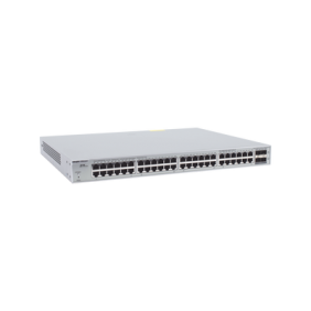 Switch Administrable PoE Capa 2+ Plus, con 48 puertos Gigabit PoE 802.3af/at + 4 SFP+ para fibra 10Gb, gestión gratuita desde la nube, 370w