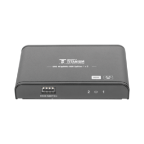 Divisor (Splitter) HDMI 4K de 1 Entrada a 2 Salidas (Simultaneas) / Soporta 4K×2K / Ajuste de resoluciones EDID / HDR / HDMI