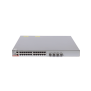 Switch Administrable Capa 3 PoE con 24 puertos Gigabit 802.3af/at + 4 SFP+ para fibra 10Gb, hasta 740 watts, gestión gratuita desde la nube.