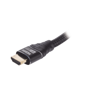 Cable HDMI Ultra-Resistente Redondo de 1m (3.2 ft) Optimizado para Resolución 4K ULTRA HD