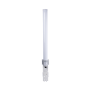 Antena Omnidireccional en 2.4 GHz, Rango de Frecuencias (2.3 - 2.5 GHz), Ganancia de 10 dBi, Doble Polaridad MIMO 2x2, Incluye Jumpers