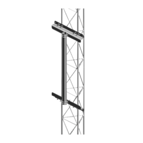 Mástil Robusto de 1 metro para Instalación en torre de tramo STZ30G, STZ35G y STZ45G (Galvanizado por Inmersión en