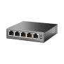 Switch PoE Gigabit de 5 puertos, con 4 puertos PoE 802.3af/at de hasta 56