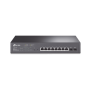 Switch PoE JetStream SDN Administrable 8 puertos 10/100/1000 Mbps + 2 puertos SFP, 8 puertos PoE, 150W, administración