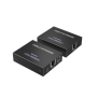 Kit EXTENSOR USB 2.0 de 4 Puertos para Distancias de Hasta  150 m / Soporta USB 2.0, USB 1.1 y USB 1.0 / UTP Cat 5e/6/6a/7 /