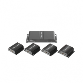 Kit Divisor y Extensor HDMI (Extender Splitter)  / Divide 1 Fuente HDMI a 4 Pantallas / Extiende la señal HDMI hasta 40 m /