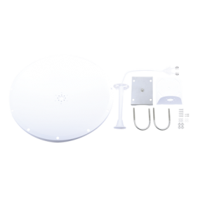 Antena Direccional con Frecuencia Extendida / 4.8 - 6.5 GHz / 28 dBi /  Jumper incluido con conector N-Macho / Polaridad en 90º y 45º / Montaje incluido para torre o mástil  