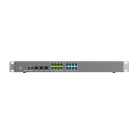 Conmutador IP-PBX para hasta 1500 usuarios y 200 llamadas simultaneas, 8FXO, 8FXS, solución para PyMEs 