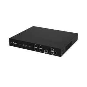 UFiber GPON OLT, Terminal de línea óptica hasta 512 ONUs concurrentes, con 4 puertos SFP GPON + 1 puertos SFP+ 10 G