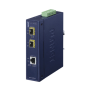 Convertidor de Medios Industrial de 1 Puerto Ethernet 10/100/1000 Base-T a 2 Puertos SFP 100/1000/2500