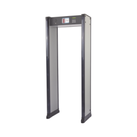 Arco Detector de Metales de 18 Zonas con Anclaje para Fijarse al Piso. Incluye Sensor IR para evitar falsas Alarmas /