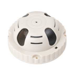 Micrófono omnidireccional, en sensor de humo, alta fidelidad, con distancia de recepción de 10-100 metros