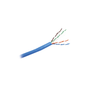 Bobina de Cable UTP 305 m. de Cobre, NetKey, Azul, Categoría 6 (24 AWG), 1000Mbps, Riser (CMR), de 4 pares