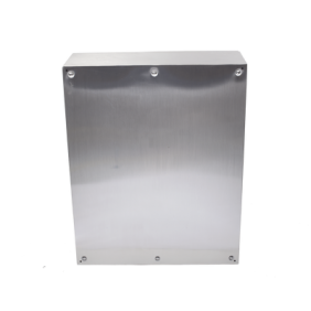 Gabinete de Acero Inoxidable IP66 Uso en Intemperie (800 x 1000 x 300 mm) con Placa Interna Galvanizada.