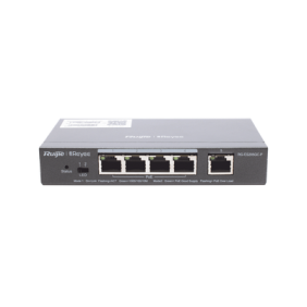 Switch Administrable PoE con 5 puertos Gigabit, 4 PoE 802.3af/at, gestión gratuita desde la nube, 54w