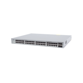 Switch Administrable PoE Capa 2+ Plus, con 48 puertos Gigabit PoE 802.3af/at + 4 SFP+ para fibra 10Gb, gestión gratuita desde la nube, 370w