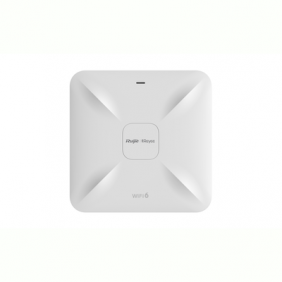 Punto de Acceso Wi-Fi 6 para Interior, se Instala en Techo o Pared, hasta 512 Usuarios y 3.2 Gbps, Doble Banda 802.11ax MU-MIMO 4x4