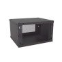 Gabinete de Pared Fijo, Puerta Perforada, Rack 19" de 6 UR (600 x 355 x 523 mm)(An x Al x Prof.)