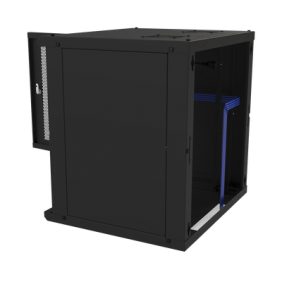 Gabinete de Pared Fijo, Puerta Perforada, Rack 19in,  de 12 Unidades de Rack