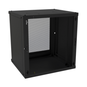 Gabinete de Pared Fijo, Puerta Perforada, Rack 19in,  de 12 Unidades de Rack