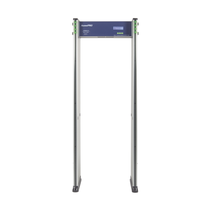 Detector de Metales de 18 zonas/ Uso en Interior/Programación con Control Remoto / Contador de Personas