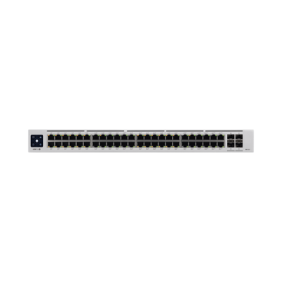 UniFi Switch USW-Pro-48-POE Gen2, Capa 3 de 48 puertos PoE 802.3at/bt + 4 puertos 1/10G SFP+, 600W, pantalla informativa