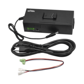 Inyector PoE industrial / Con UPS No-Break / Cuenta con 2 Puertos Gigabit (1 PoE 24/48V pasivo) / Salida DC 12V